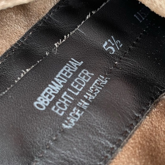 Paul Green Nora Hydro Bootie Womens 8 Tan Suede Stacked Heel Zip Boot - Picture 14 of 16